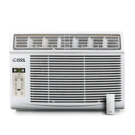 COMMERCIAL COOL Window Air Conditioner, 115, 19 in W. CWAM12W6C